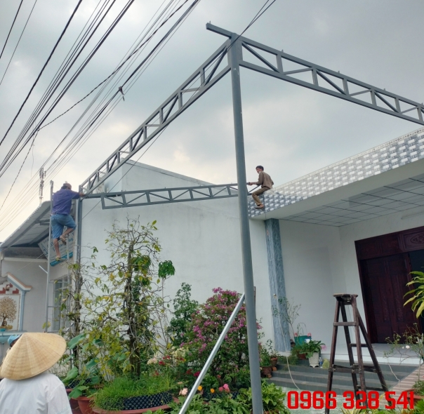 Nhà tiền chế, Châu Thành Tiền Giang. Đt 0966328541